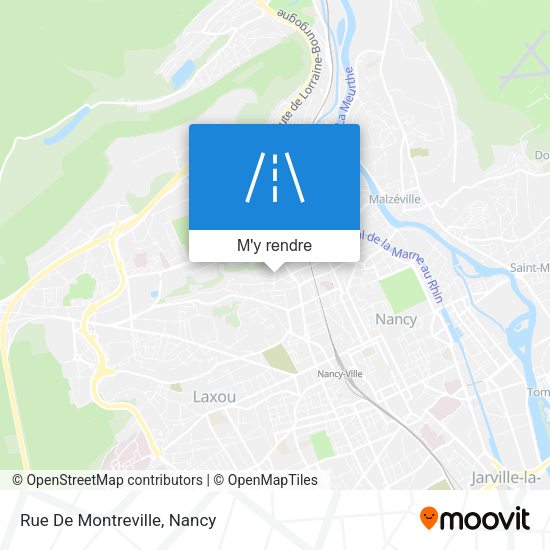 Rue De Montreville plan
