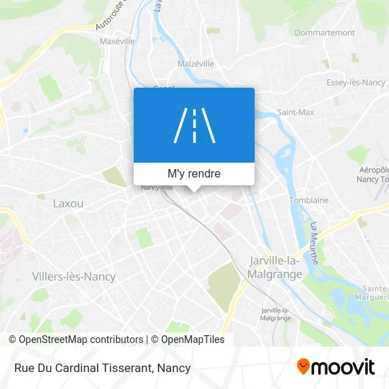 Rue Du Cardinal Tisserant plan