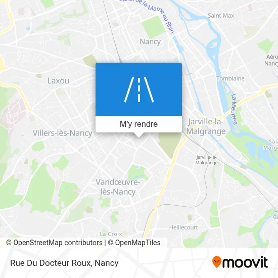 Rue Du Docteur Roux plan