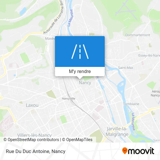 Rue Du Duc Antoine plan