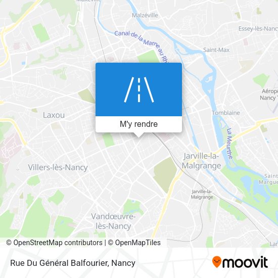 Rue Du Général Balfourier plan