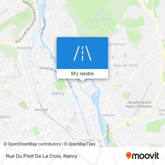 Rue Du Pont De La Croix plan