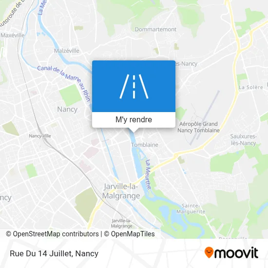 Rue Du 14 Juillet plan