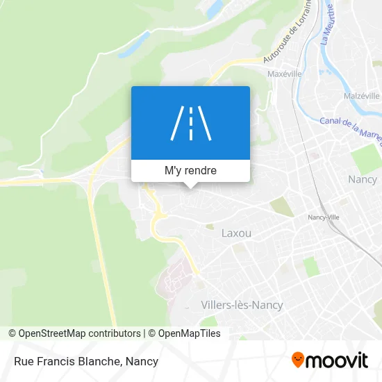 Rue Francis Blanche plan