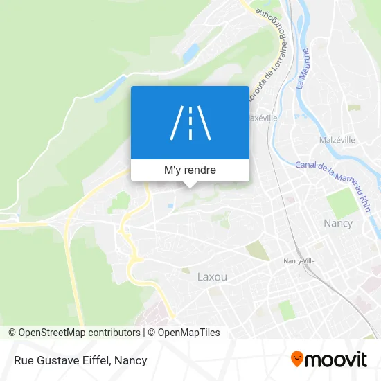 Rue Gustave Eiffel plan