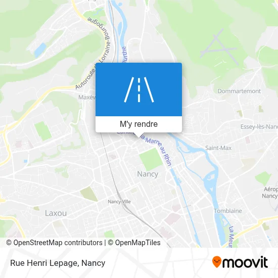 Rue Henri Lepage plan