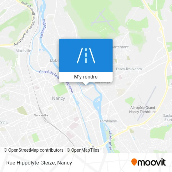 Rue Hippolyte Gleize plan