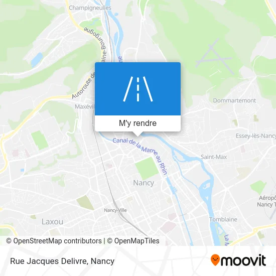 Rue Jacques Delivre plan