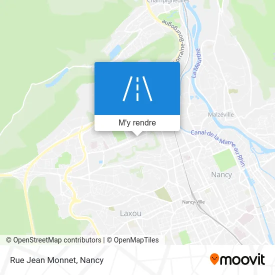 Rue Jean Monnet plan