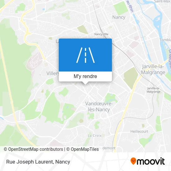 Rue Joseph Laurent plan