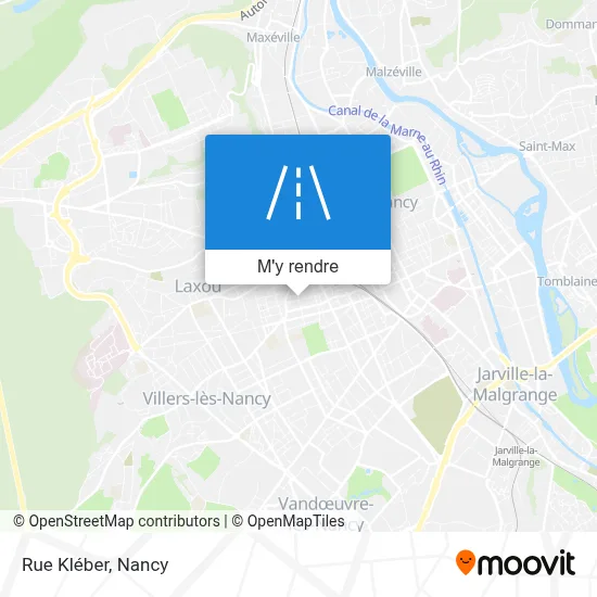 Rue Kléber plan