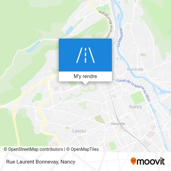 Rue Laurent Bonnevay plan