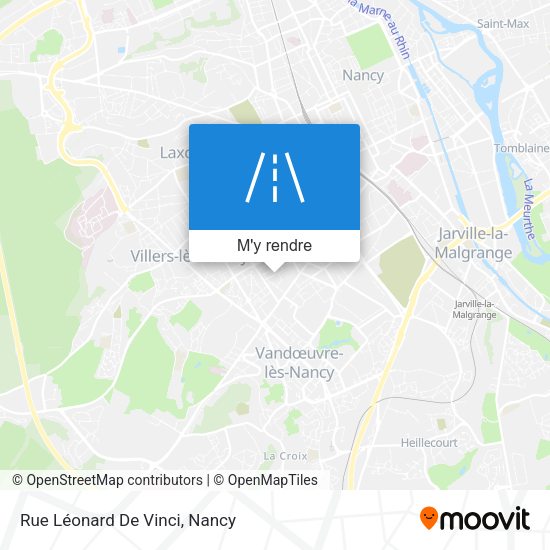 Rue Léonard De Vinci plan