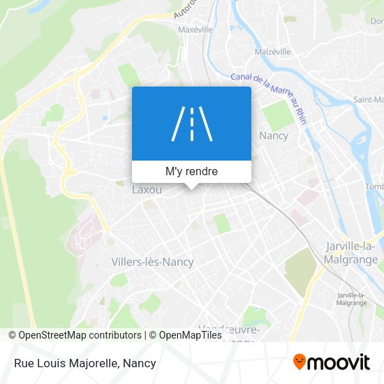 Rue Louis Majorelle plan