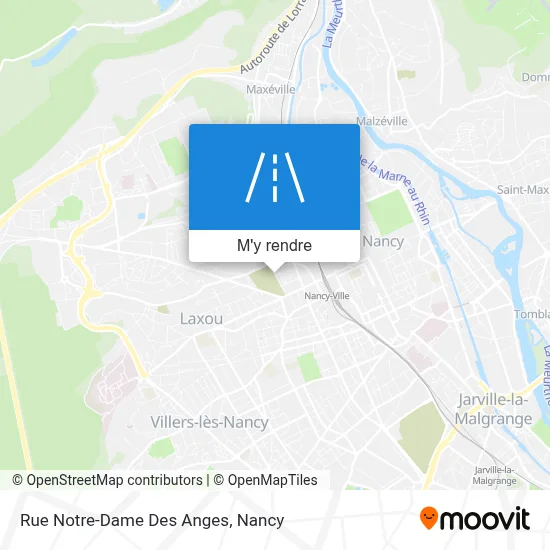 Rue Notre-Dame Des Anges plan