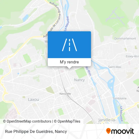 Rue Philippe De Gueldres plan