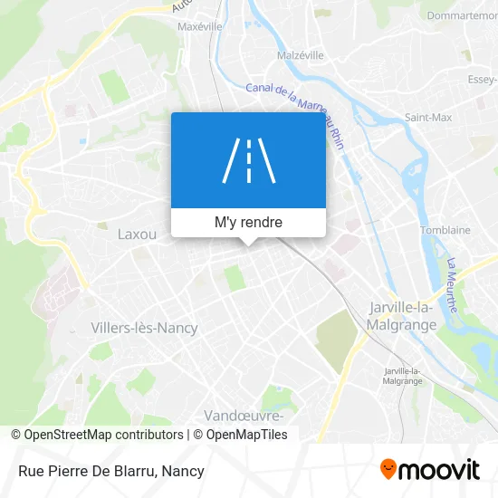 Rue Pierre De Blarru plan