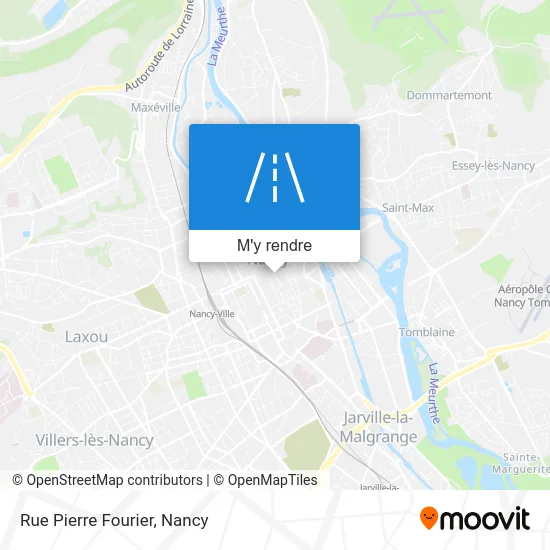 Rue Pierre Fourier plan