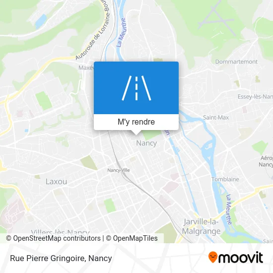 Rue Pierre Gringoire plan