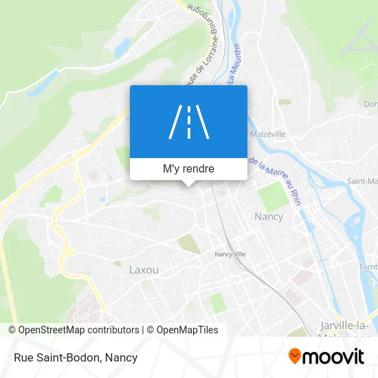 Rue Saint-Bodon plan