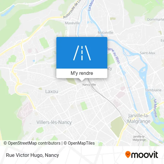 Rue Victor Hugo plan