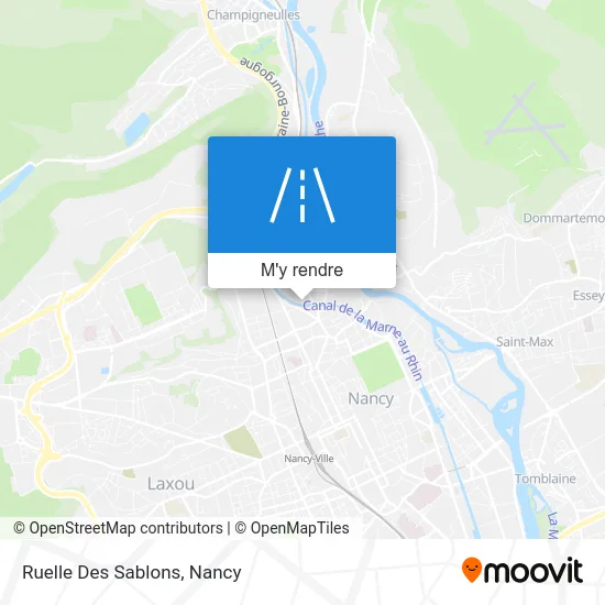 Ruelle Des Sablons plan