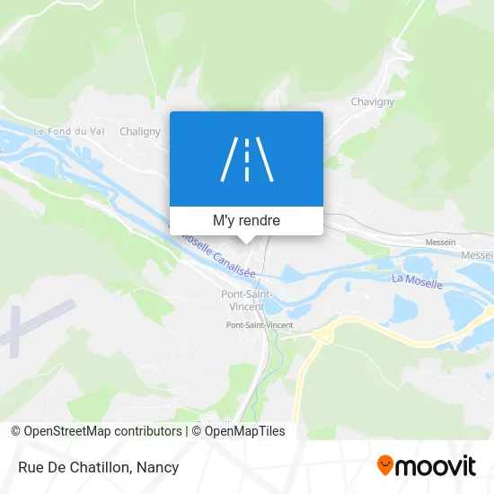 Rue De Chatillon plan