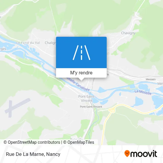 Rue De La Marne plan