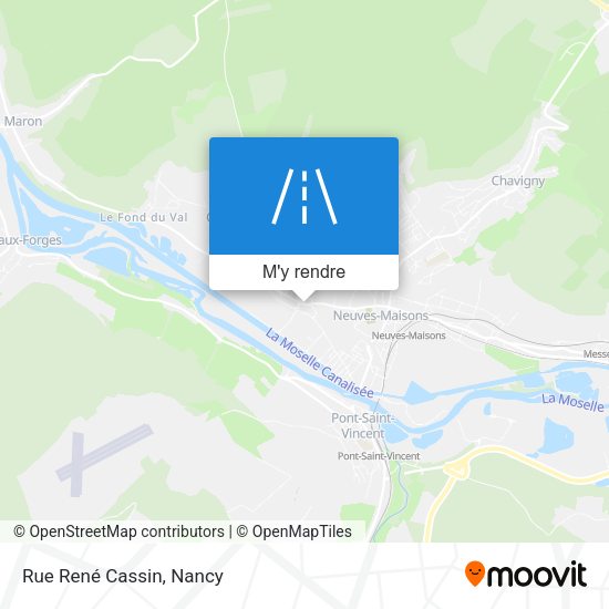 Rue René Cassin plan