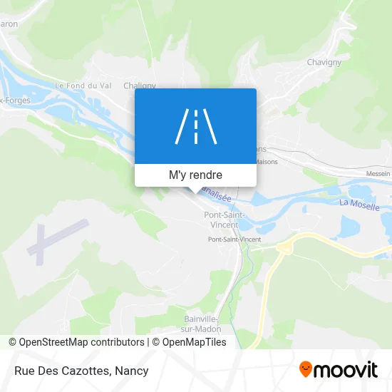 Rue Des Cazottes plan