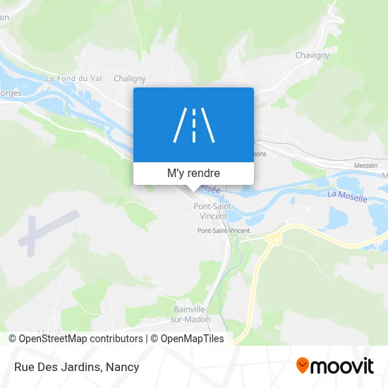 Rue Des Jardins plan