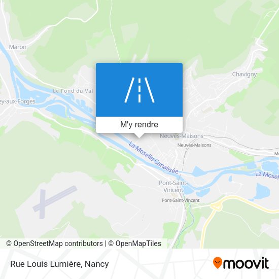 Rue Louis Lumière plan