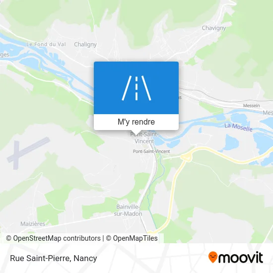 Rue Saint-Pierre plan