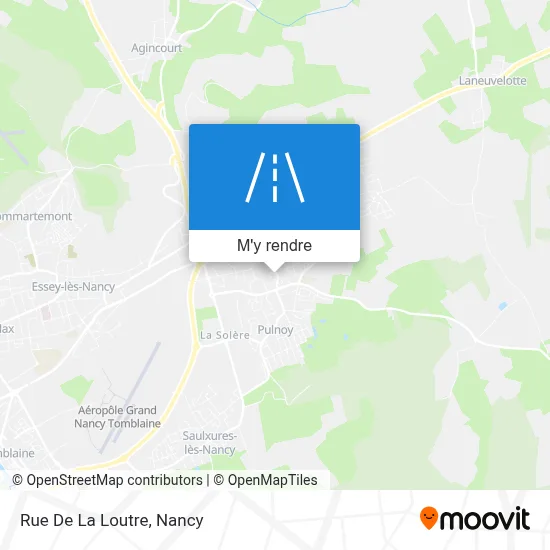 Rue De La Loutre plan