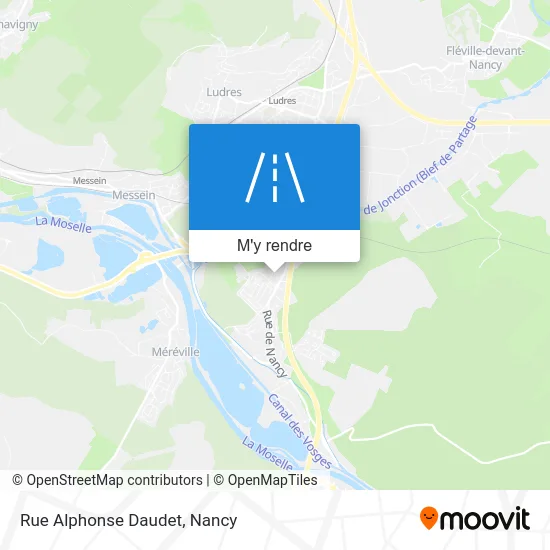 Rue Alphonse Daudet plan