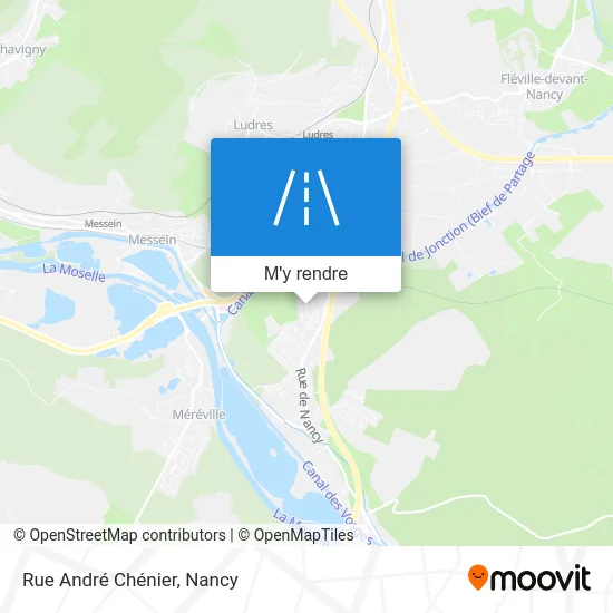 Rue André Chénier plan