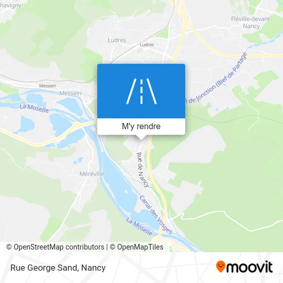 Rue George Sand plan