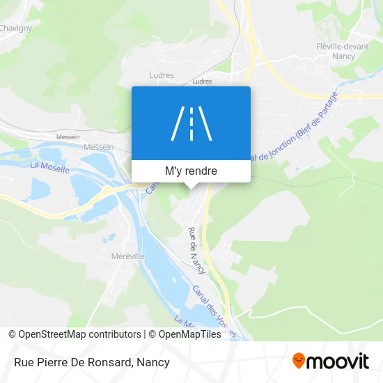 Rue Pierre De Ronsard plan