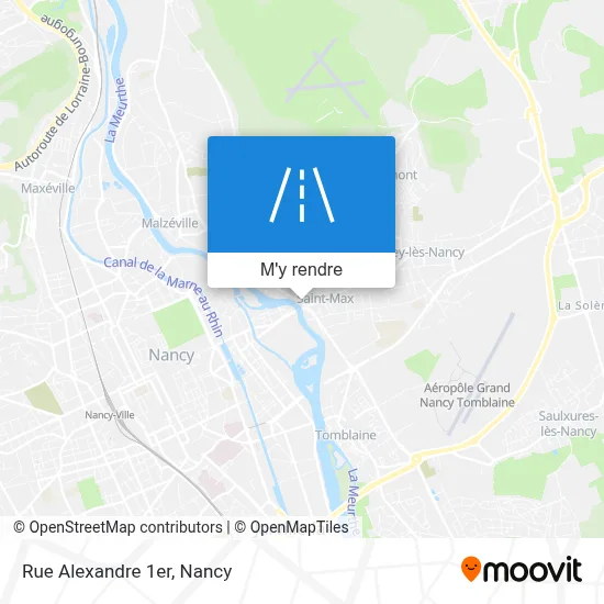 Rue Alexandre 1er plan