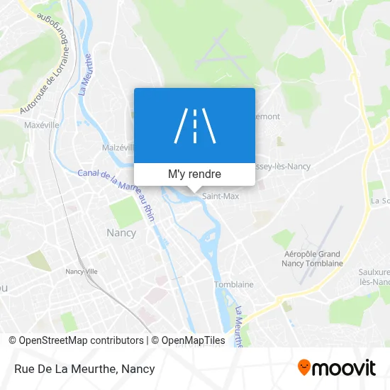 Rue De La Meurthe plan