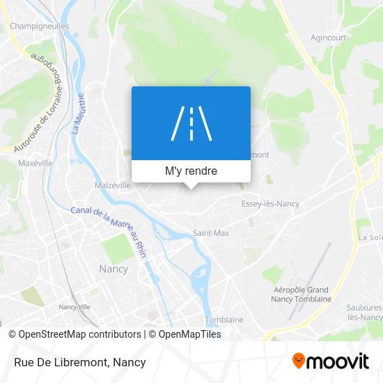 Rue De Libremont plan