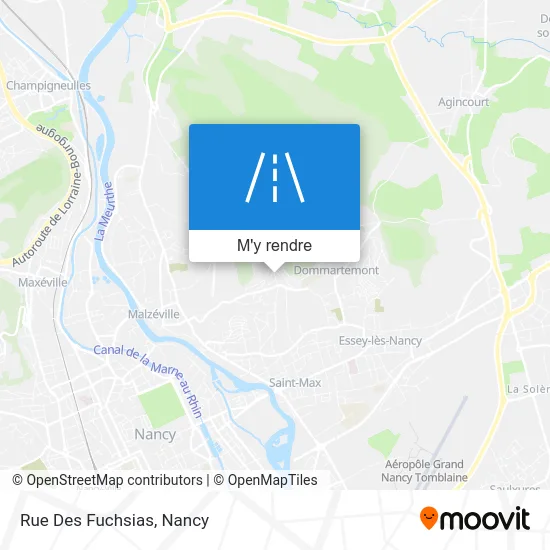 Rue Des Fuchsias plan