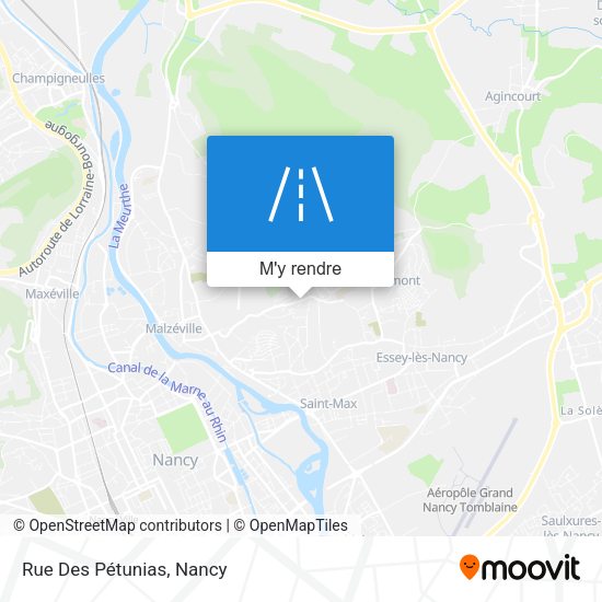 Rue Des Pétunias plan