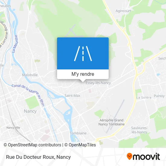 Rue Du Docteur Roux plan