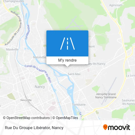 Rue Du Groupe Libérator plan