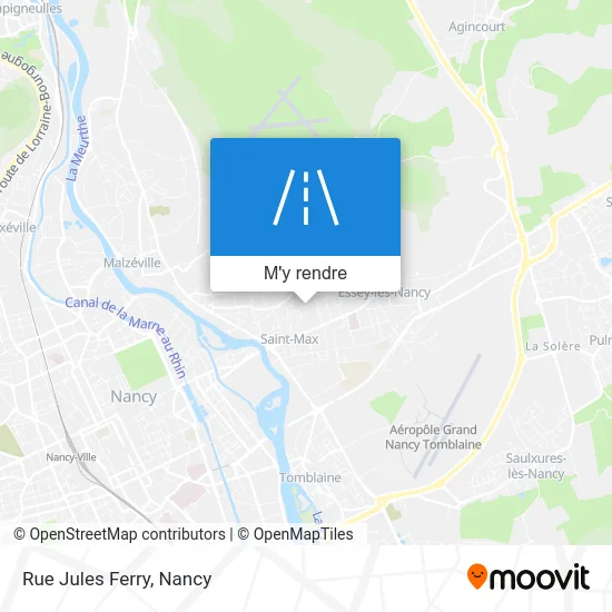 Rue Jules Ferry plan