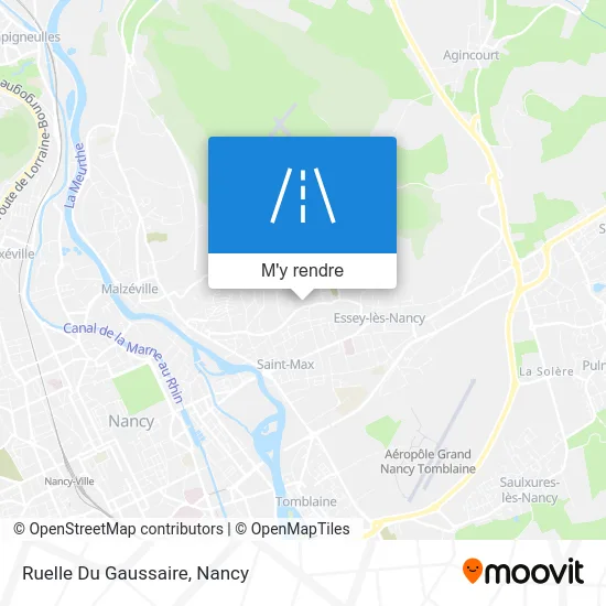 Ruelle Du Gaussaire plan