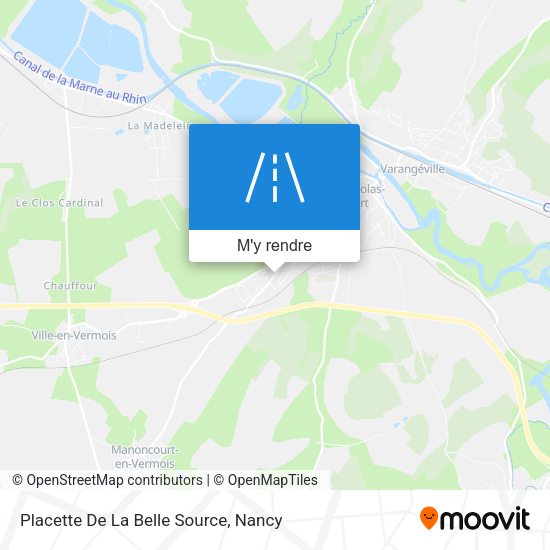 Placette De La Belle Source plan