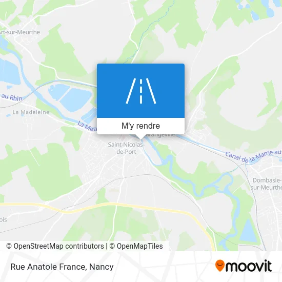 Rue Anatole France plan