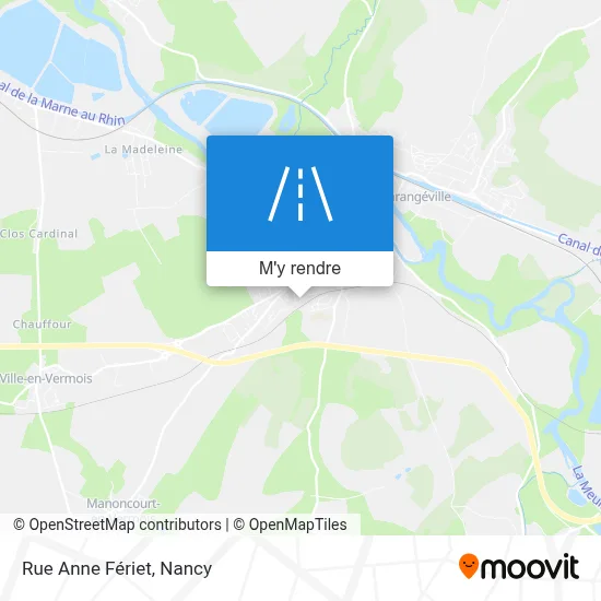 Rue Anne Fériet plan